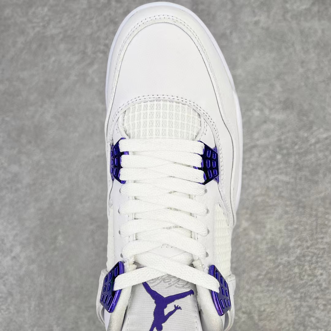 Air Jordan 4 AJ4 Retro Purple Metallic 白紫 篮球鞋 运动鞋 休闲鞋 男鞋 女鞋 CT8527-115