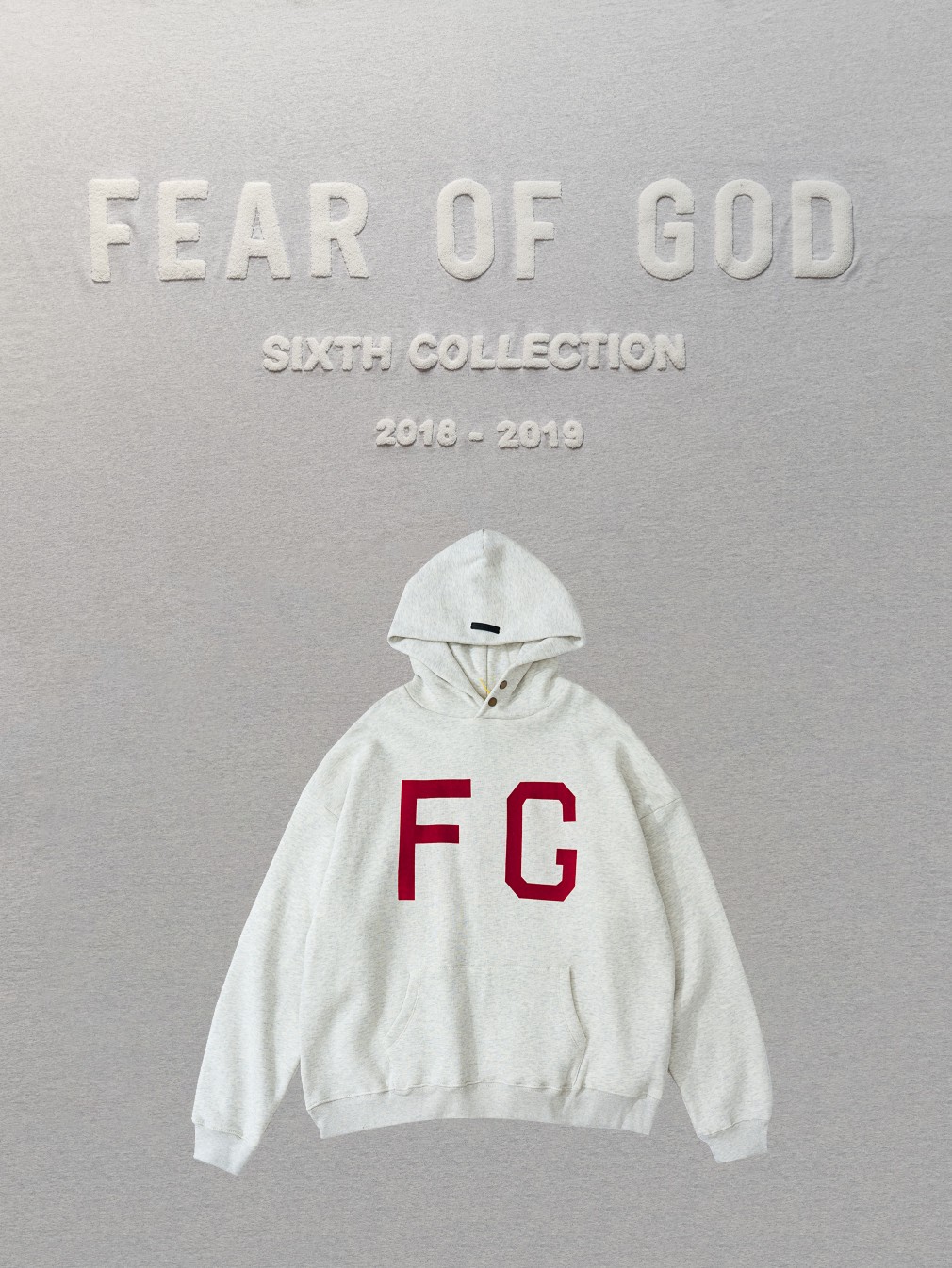 Fear of God Monarch Hoodie in Cream Heather