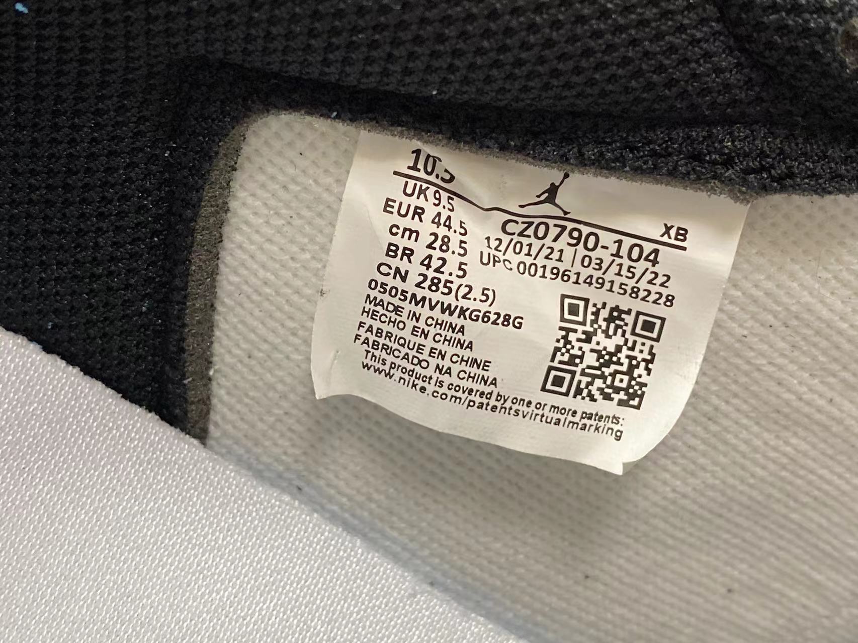  Air Jordan 1 Low OG AJ1 UNC 黑白藍  低筒 气垫 休闲鞋 板鞋 球鞋 男鞋 女鞋 CZ0790-104