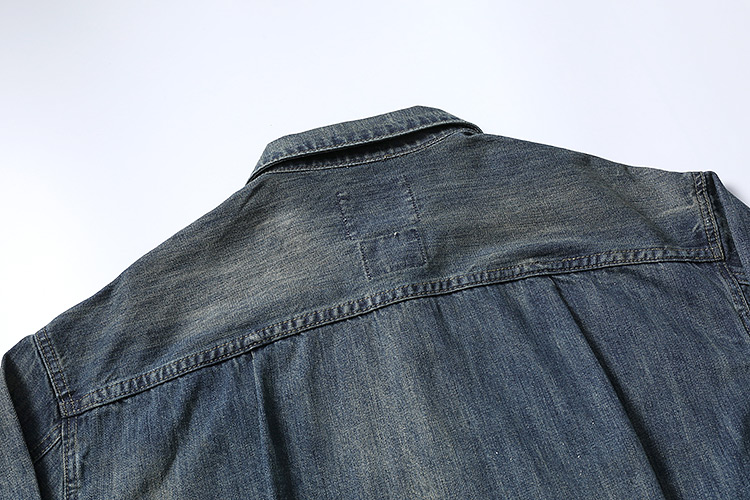 MADNESS JACKET 牛仔外套 复古蓝 水洗 大口袋 日系 外套长袖 秋冬季 休闲 男女同款