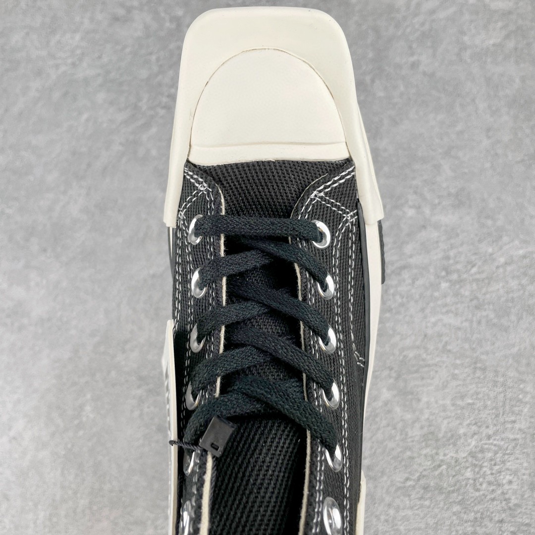  Rick Owens DRKSHDW Converse Turbodrk Chuck Taylor ALL Star 1970S High 黑白 高筒 板鞋 休闲鞋 帆布鞋 男鞋 女鞋 172344C