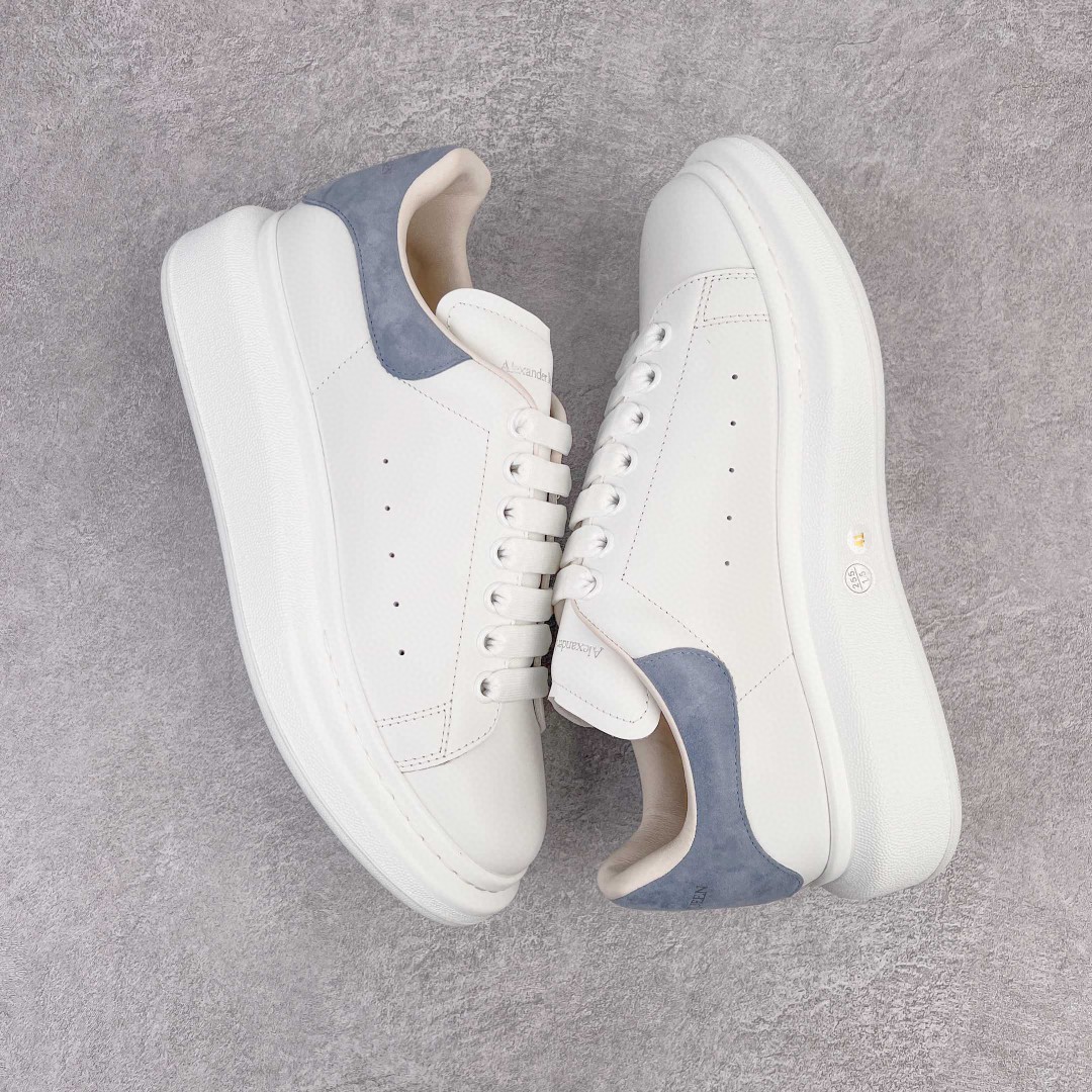 Alexander McQueen 麦昆 白灰 低筒 板鞋 休闲鞋 厚底鞋 增高鞋 男鞋 女鞋 553680WHGP79426