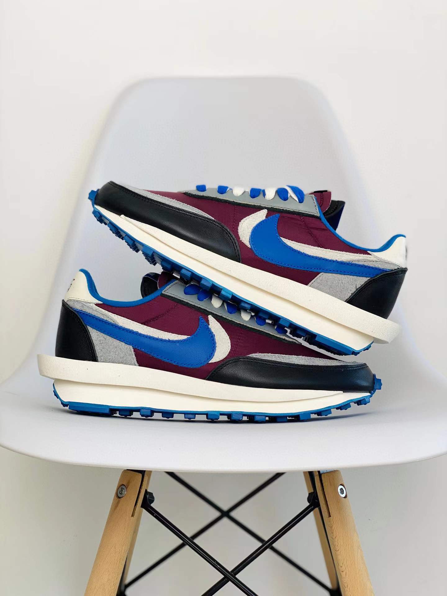 Undercover x Sacai x NK LDV Waffl Daybreak双勾 华夫 复古时鞋 休闲鞋 透气网面 运动鞋 男鞋厚底 女鞋增高 DJ4877-600