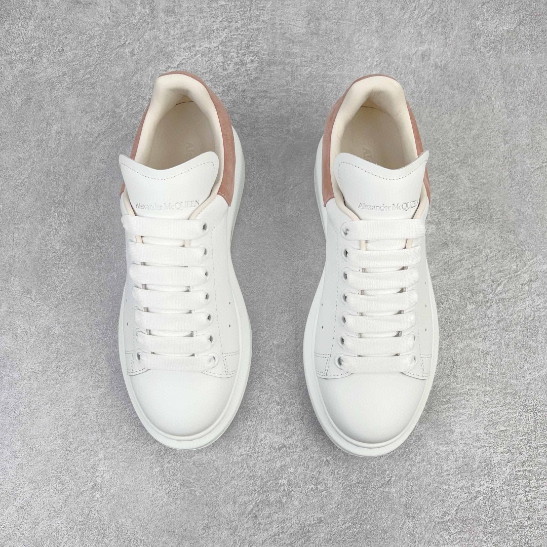 Alexander McQueen 麦昆 白棕 绒面 低筒 板鞋 休闲鞋 厚底鞋 增高鞋 男鞋 女鞋 553680WIBN29784
