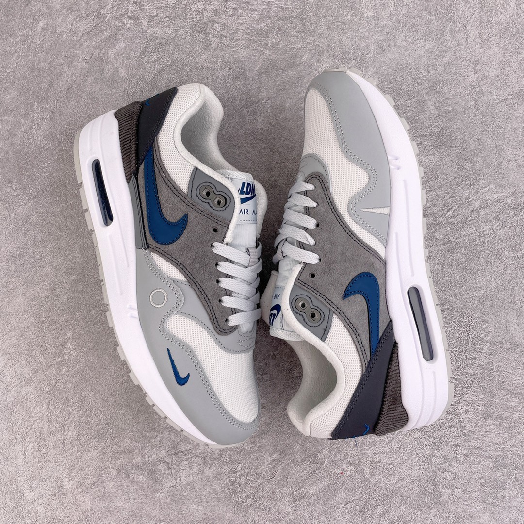 Air Max 1 London City Pack 伦敦城市公园 灰白黑 低筒 减震运动鞋 休闲鞋 板鞋 男鞋 女鞋 CV1639-001