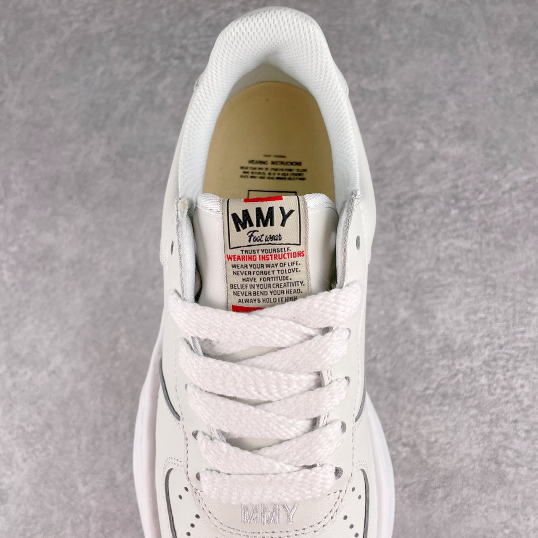 MIHARA YASUHIRO Original MMY 三原康裕 白色 皮面 低筒 溶胶鞋  板鞋 休闲鞋 增高鞋 男鞋 女鞋 A07FW702