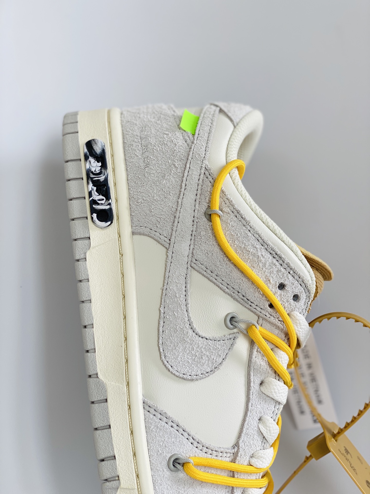 NO.39 Off-White Duunk  Low THE 50-39 灰白 麂皮 低筒 板鞋 休闲鞋 滑板鞋 男鞋 女鞋 DJ0950-109