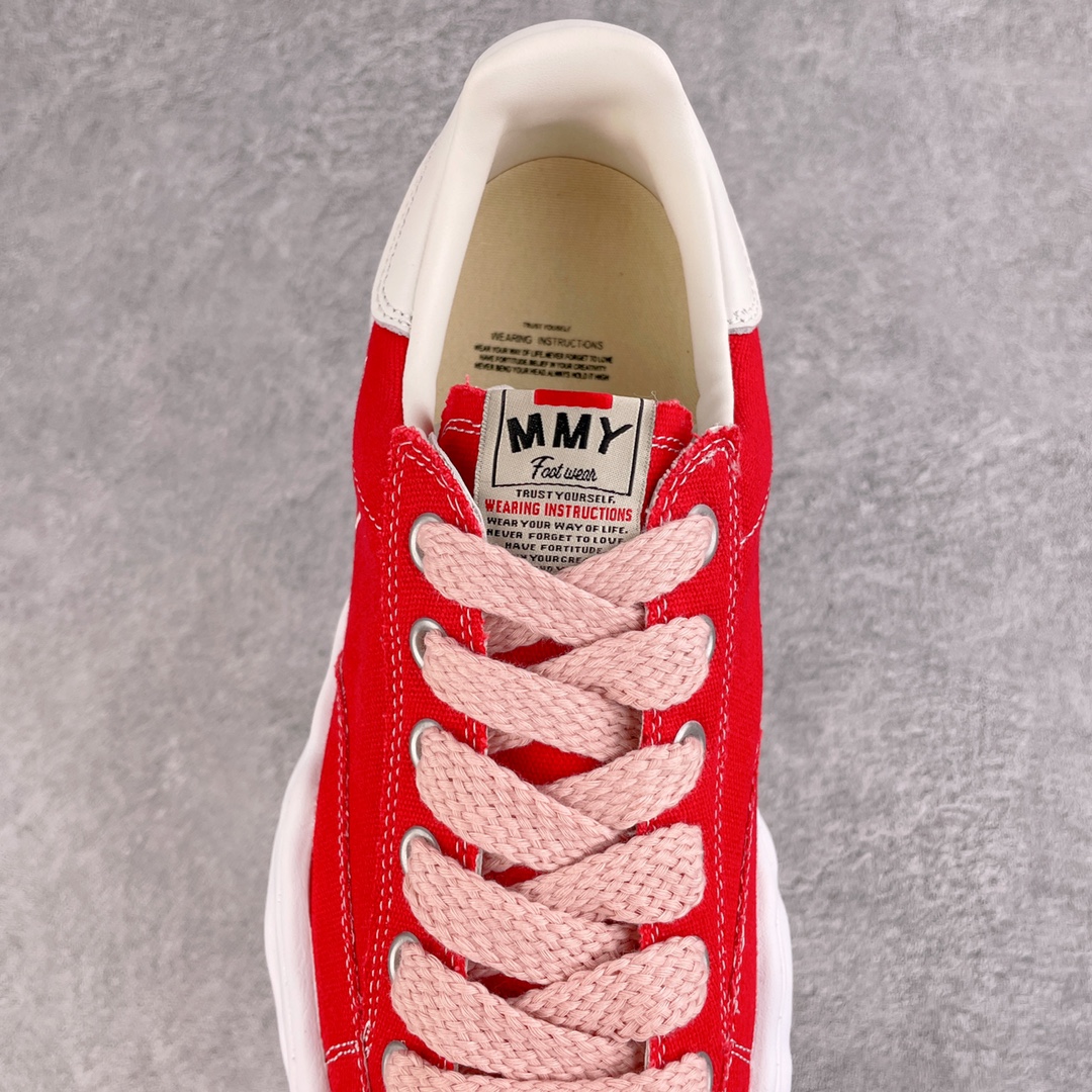 MIHARA YASUHIRO Original MMY 三原康裕 红色 低筒 溶胶鞋 帆布鞋 板鞋 休闲鞋 增高鞋 男鞋 女鞋 