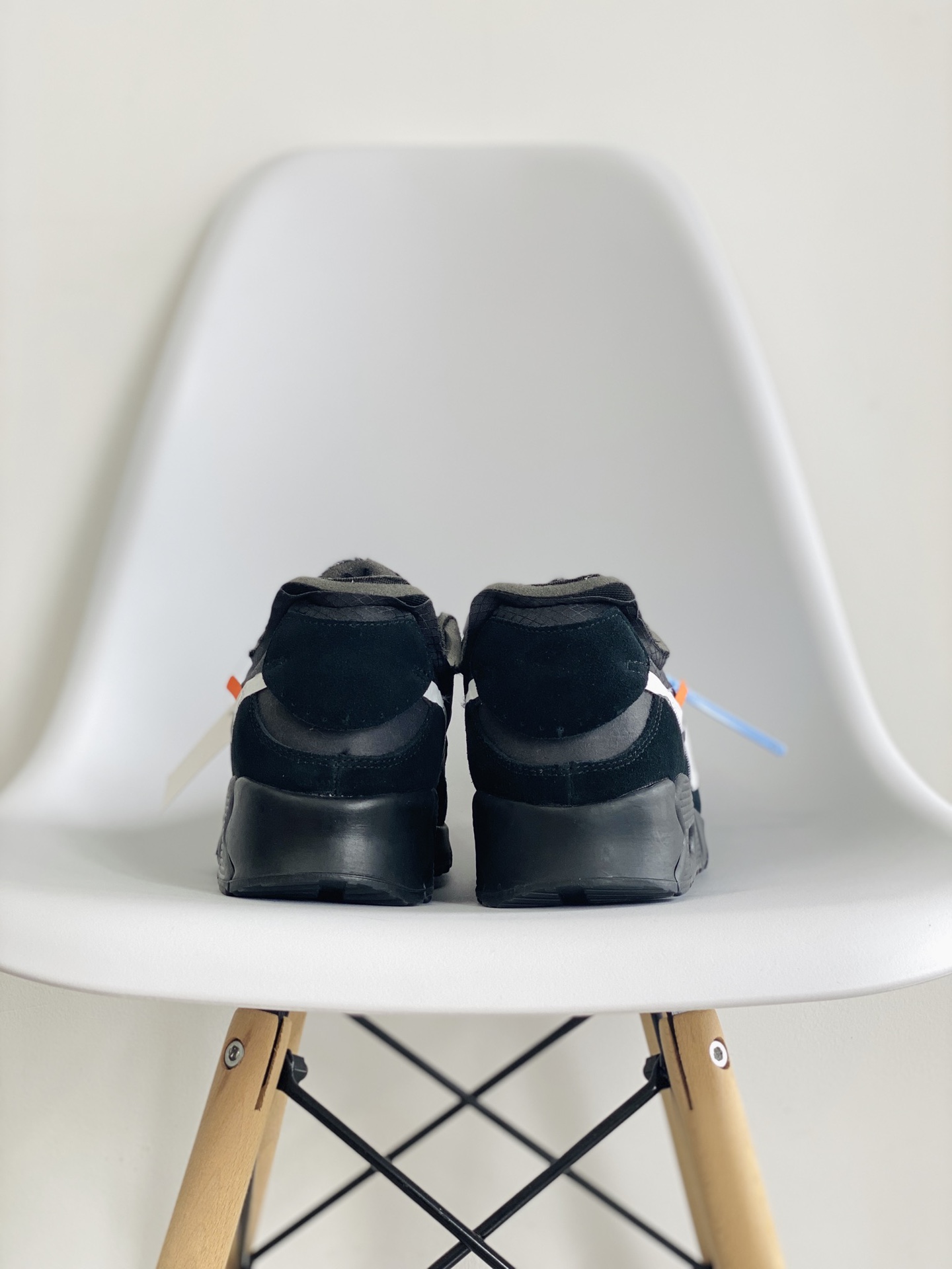 OFF-WHITE Air Max 90 THE TEN 黑色 联名 低筒 气垫缓震复古 跑鞋 休闲鞋 板鞋 男鞋 女鞋 AA7293-001