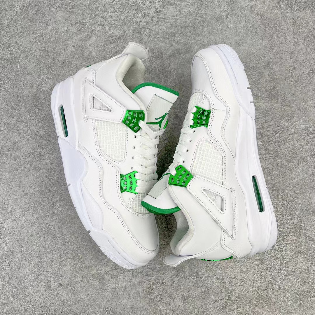Air Jordan 4 AJ4 Retro Green Metallic 白绿 篮球鞋 运动鞋 休闲鞋 男鞋 女鞋 CT8527-113