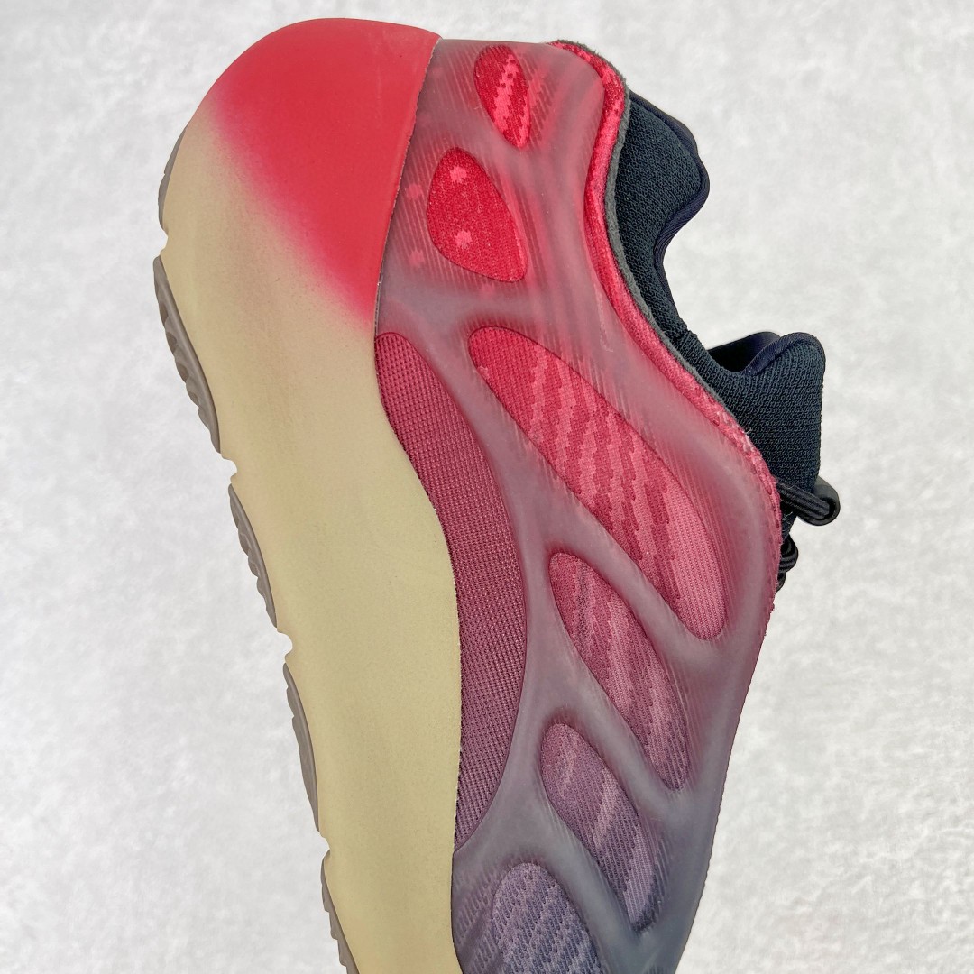 adidas originals Yeezy 700V3 Fade Carbon 蓝粉渐变 霓虹 低筒 休闲鞋 运动鞋 老爹鞋 男鞋 女鞋 GW1814