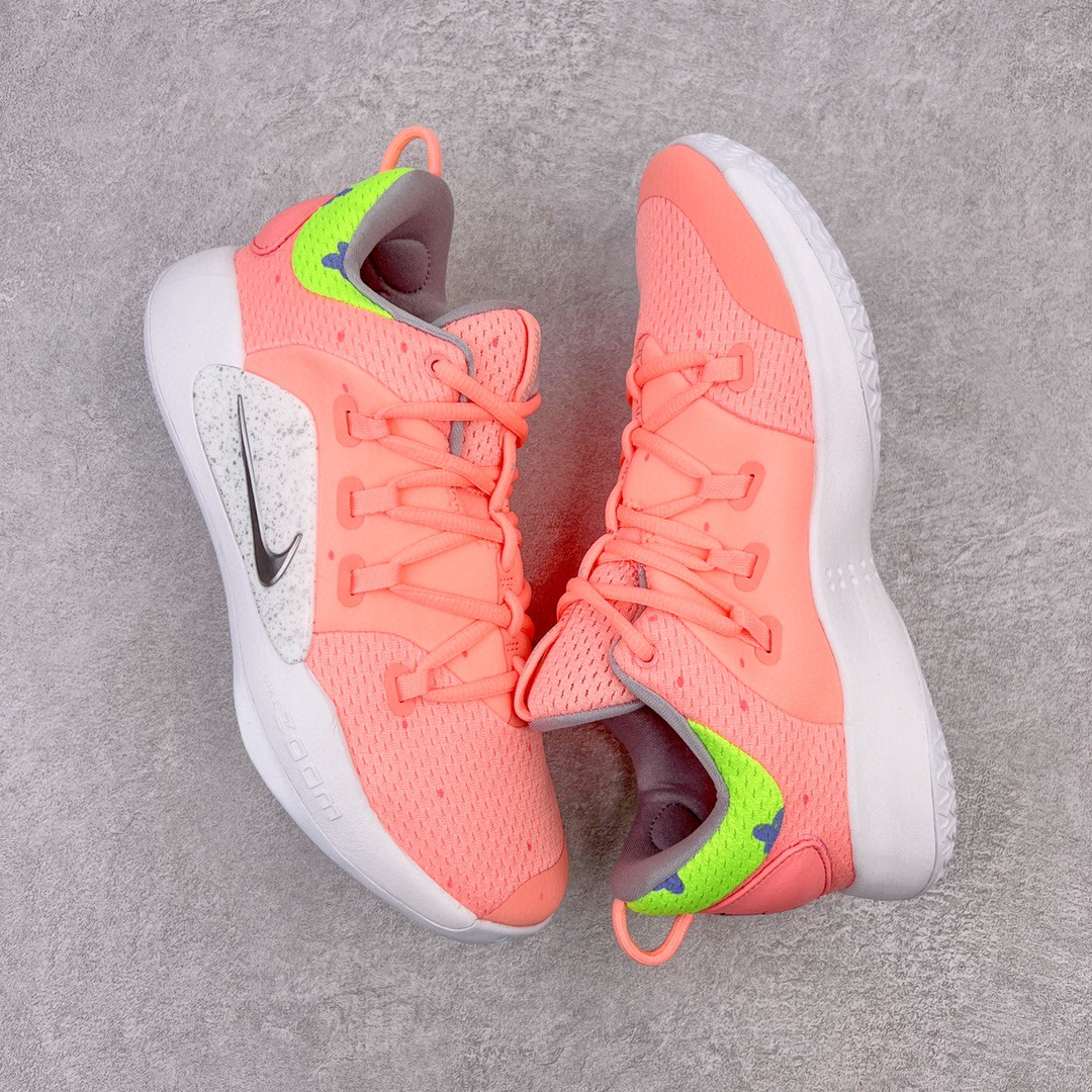 Hyperdunk x Low HD2018 派大星 粉色笑脸 粉黄紫 低筒 减震防滑 实战鞋 篮球鞋 男鞋 AR0465-100