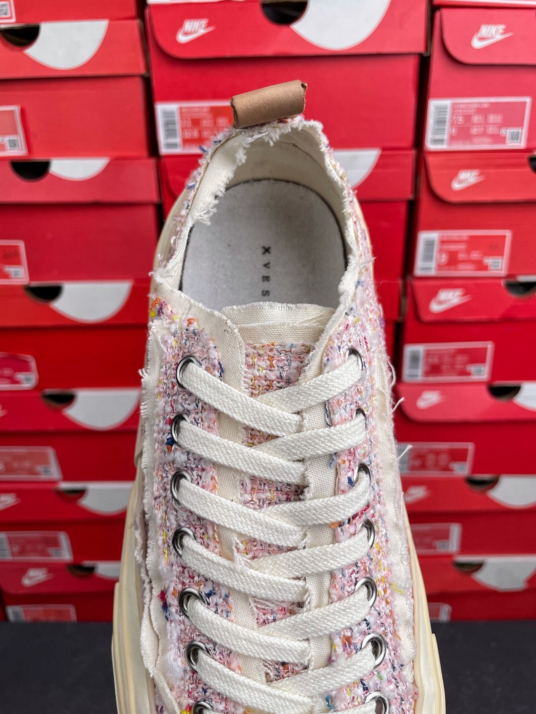 xVESSEL G.O.P. Lows Pink Tweed 吴建豪 粉色 情人节限定 变色 低筒 硫化鞋 板鞋 休闲鞋 男鞋 女鞋 F21X32P