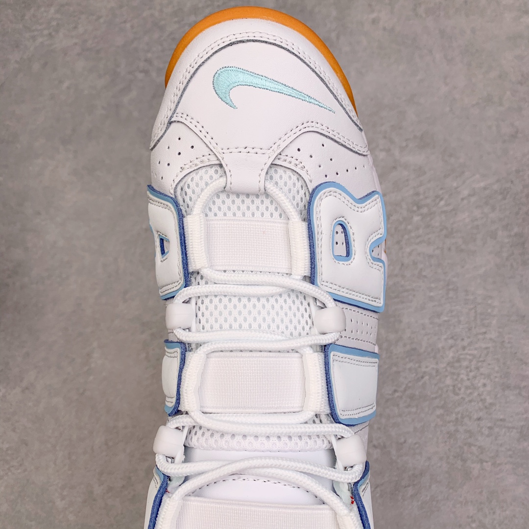 Air More Uptempo White Aqua Gum 百生胶  男鞋 女鞋 休闲鞋 板鞋 篮球鞋   415082-107