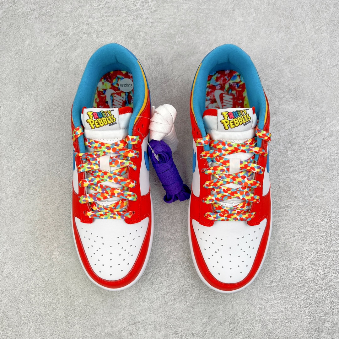 Nike Dunk Low QS Fruity Pebbles 白红蓝 水果麦片 勒布朗詹姆斯 低筒 复古板鞋 休闲鞋 男鞋 女鞋 DH80