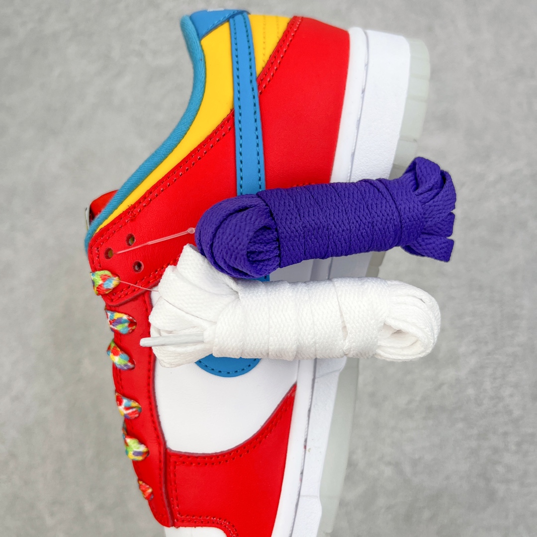 Nike Dunk Low QS Fruity Pebbles 白红蓝 水果麦片 勒布朗詹姆斯 低筒 复古板鞋 休闲鞋 男鞋 女鞋 DH80