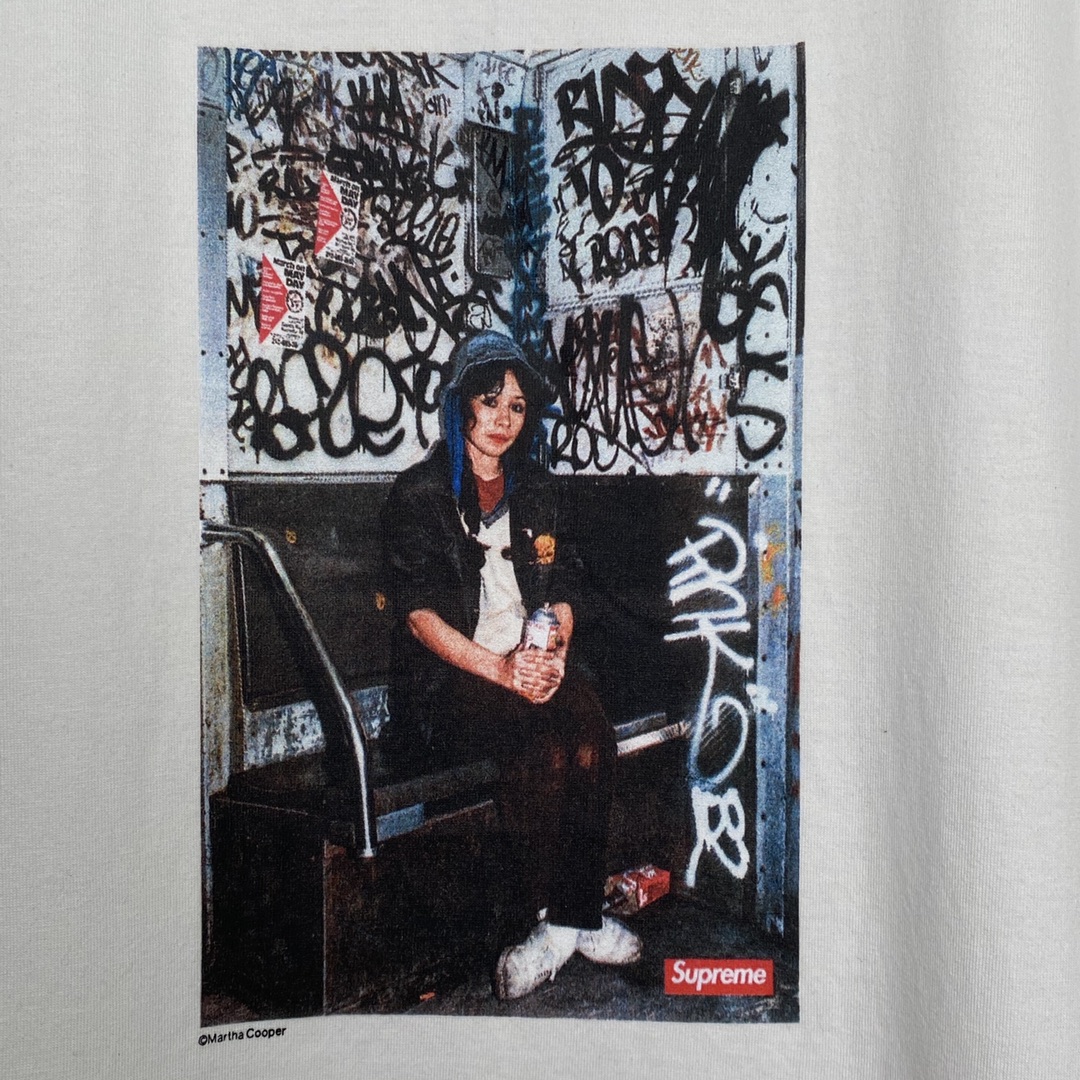 Supreme  21FW LADY PINK  Tee 平克夫人 白色  印花纯色短袖   短袖 T 恤 男女同款 