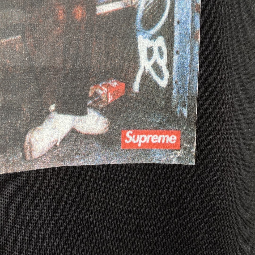 Supreme  21FW LADY PINK  Tee 平克夫人 黑色  印花纯色短袖   短袖 T 恤 男女同款 