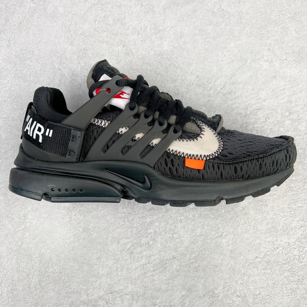 OFF-WHITE Air Presto 2.0   THE TEN  黑色 联名 耐克王 低筒 运动缓震复古 跑鞋 休闲鞋 板鞋 男鞋 女鞋 AA3830-002