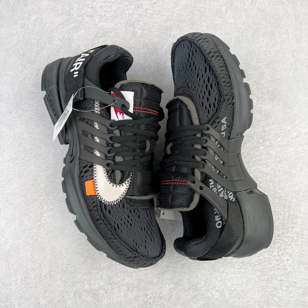 OFF-WHITE Air Presto 2.0   THE TEN  黑色 联名 耐克王 低筒 运动缓震复古 跑鞋 休闲鞋 板鞋 男鞋 女鞋 AA3830-002