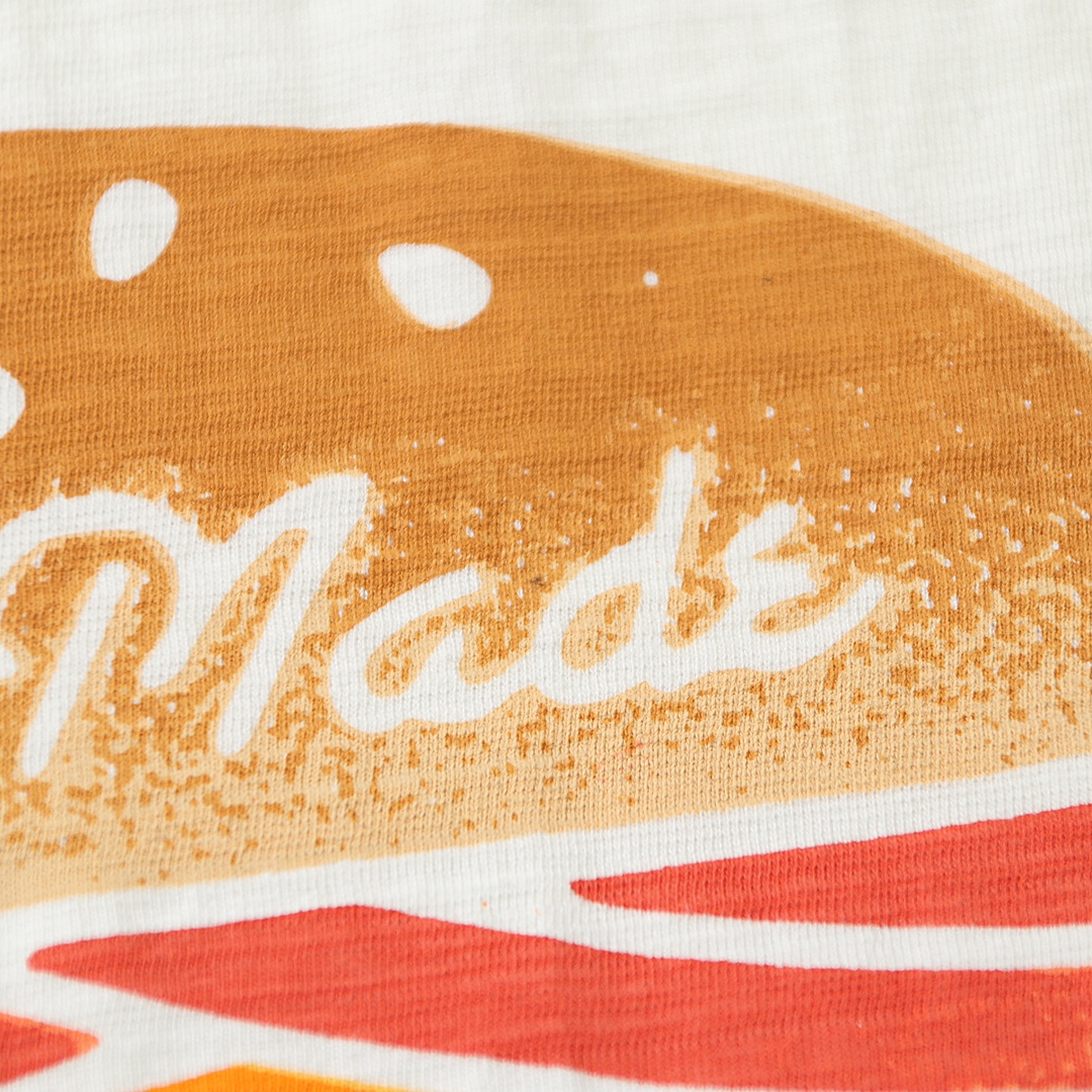 HUMAN MADE FW21 白色 黑色 汉堡可乐  鸭子爱心 卡通印花 圆领短袖T恤 男女同款 HM22TE006