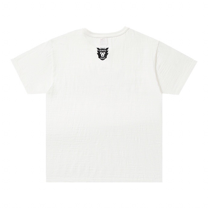 HUMAN MADE FW20 白色 小老虎 鸭子爱心 卡通印花 圆领短袖T恤 男女同款 HM19TE010