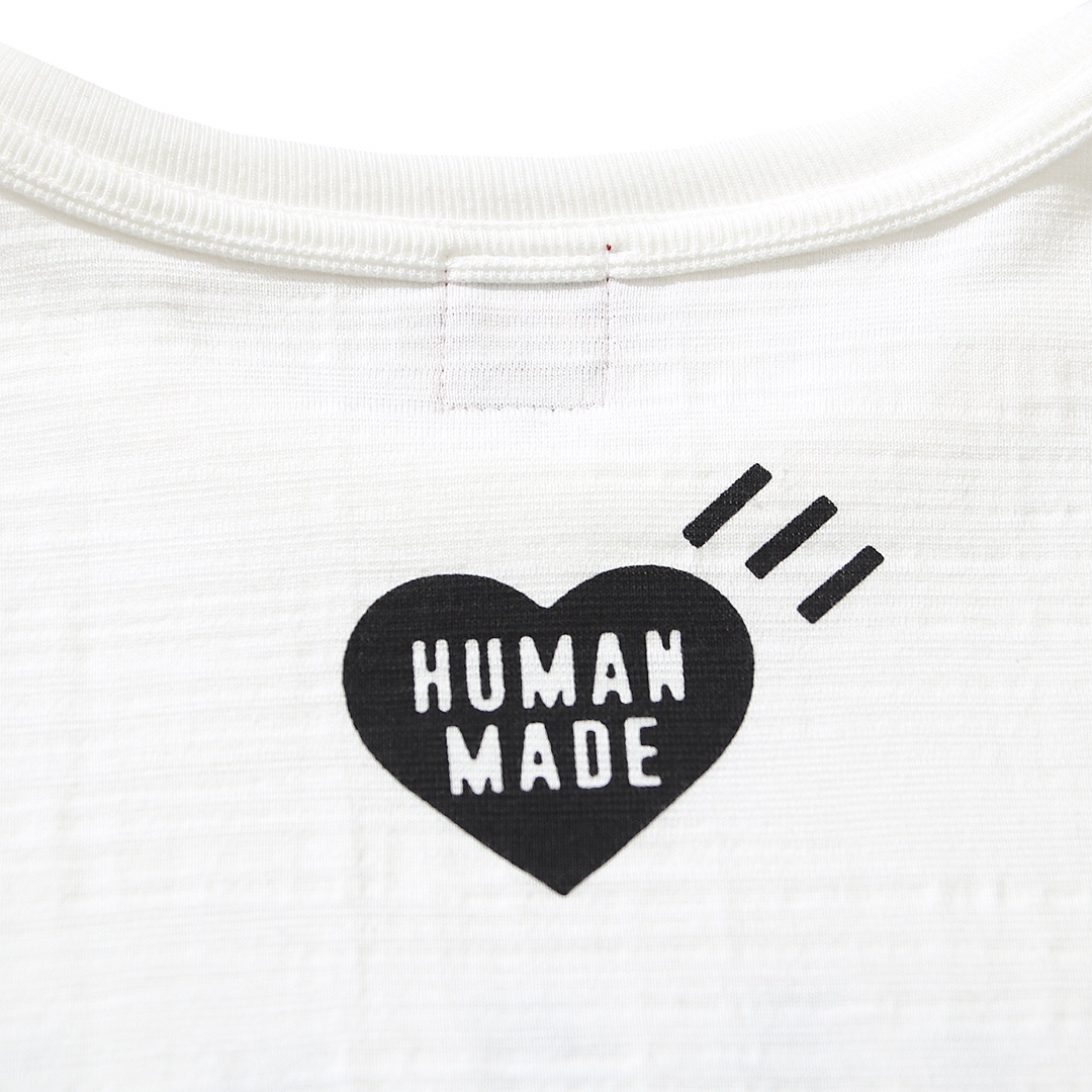 HUMAN MADE FW21 白色 黑色 飞鸭叼小麦 鸭子爱心 卡通印花 圆领短袖T恤 男女同款 HM21TE012