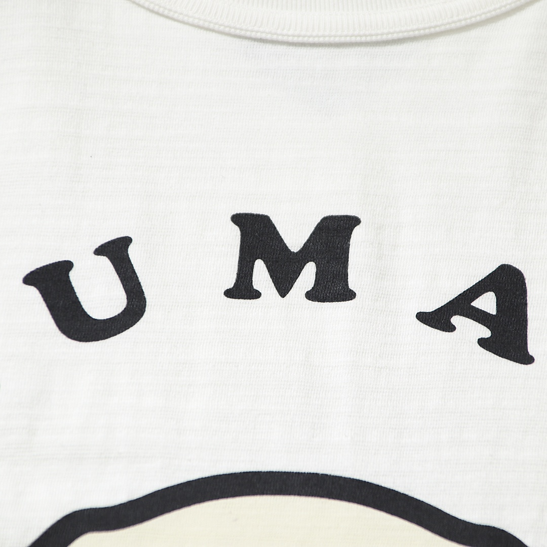 HUMAN MADE  SS22 白色 黑色  狗头 卡通印花 圆领短袖T恤 男女同款 HM23TE012