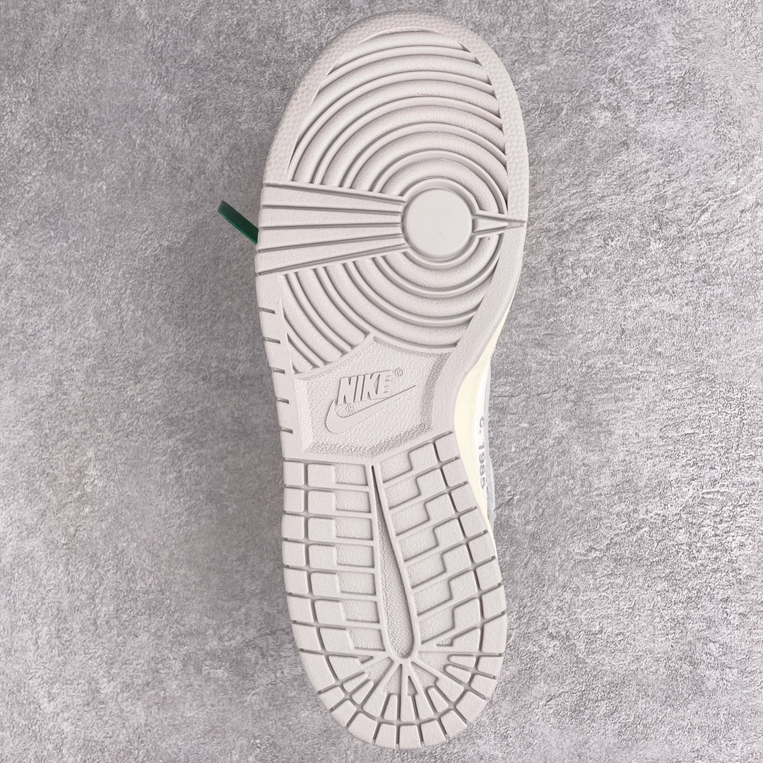  NO.42 Off-White Dunk  Low THE 50-42  灰白  綠釦子 低筒 板鞋 休闲鞋 滑板鞋 男鞋 女鞋 DM1602-117