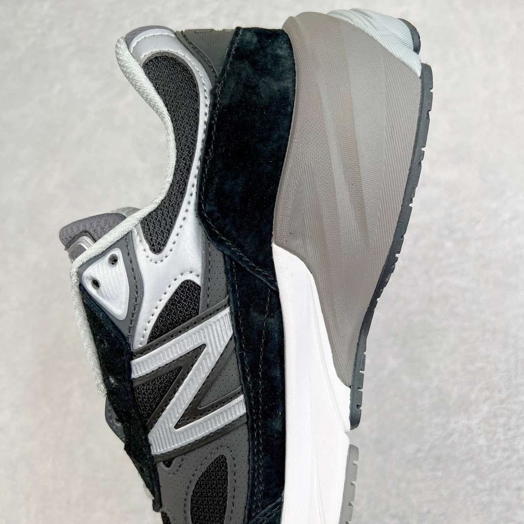 新版 New Balance 990 V6  低筒 潮流复古跑鞋 减震防滑 休闲鞋 板鞋 运动鞋 波鞋 男鞋 女鞋 黑灰色 M990BK6