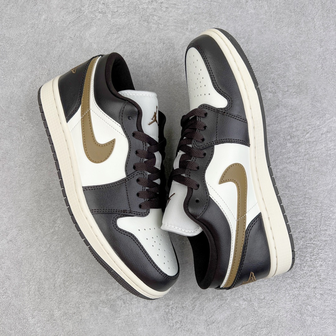 Air Jordan 1  Low AJ1 Shadow Brown  低筒 复古 轻便 板鞋 休闲鞋 波鞋 男鞋 女鞋 暗棕 DC0774-200