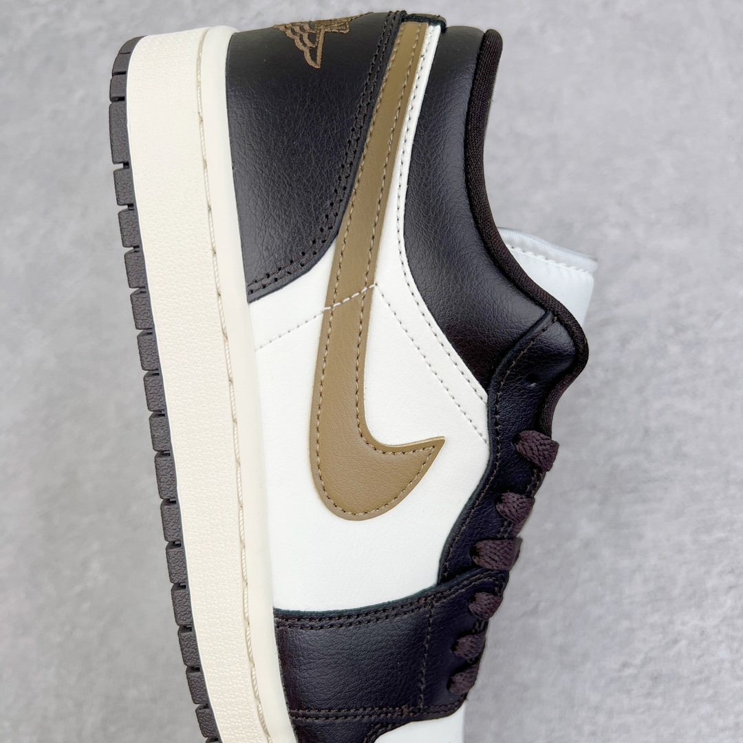 Air Jordan 1  Low AJ1 Shadow Brown  低筒 复古 轻便 板鞋 休闲鞋 波鞋 男鞋 女鞋 暗棕 DC0774-200