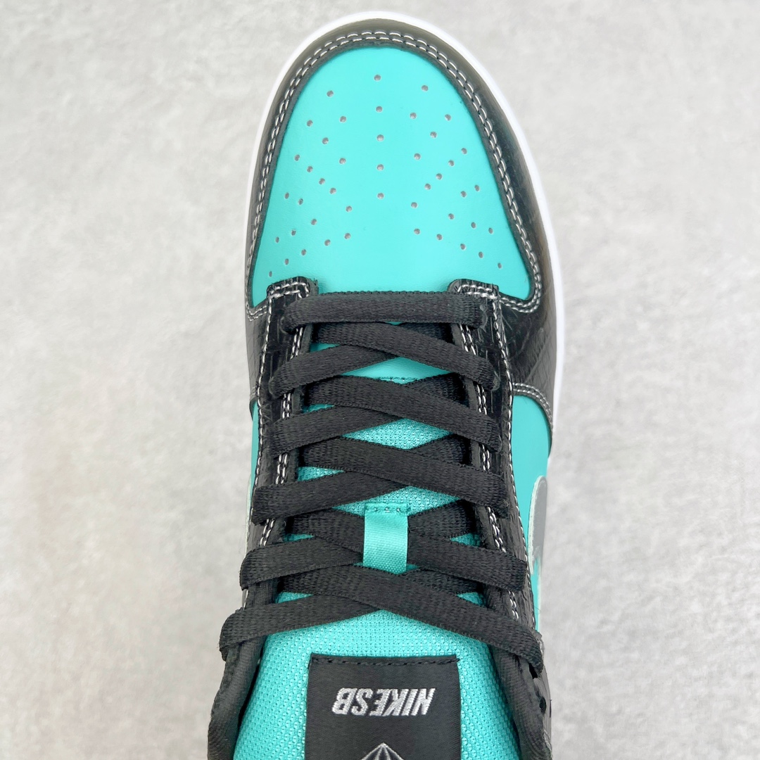 Dunk SB low Diamond Supply Co Tiffany 鑽石  黑綠 低筒 复古板鞋 休闲鞋 男鞋 女鞋 304292-402