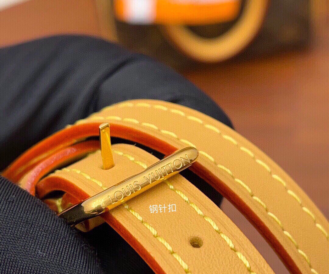 LOUIS VUITTON Speedy Nano 经典  老花 可拆卸调节肩带 拉链   斜挎包  女款 迷你 棕色 M81085