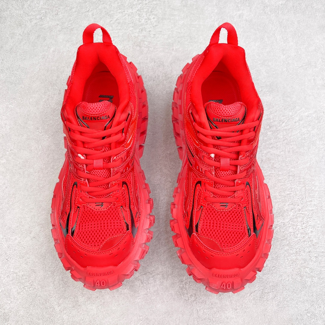  Balenciaga 巴黎世家 复古做旧 轮胎鞋 老爹鞋 男鞋 女鞋 红色 685611W2RAB7510