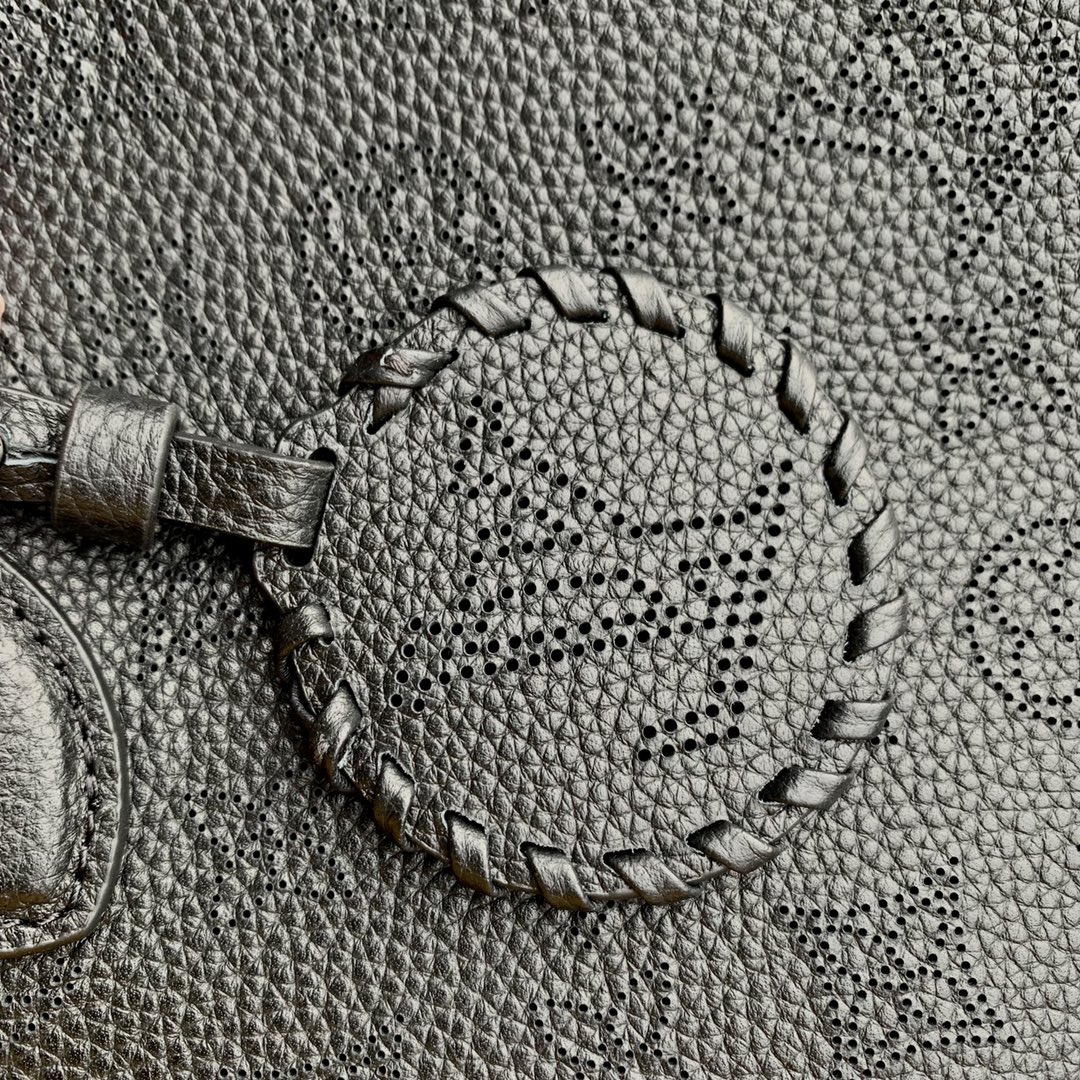 LOUIS VUITTON 路易威登 Blossom 镂花穿孔牛皮革 小号 斜挎包 单肩包 手提包 黑色 M21849