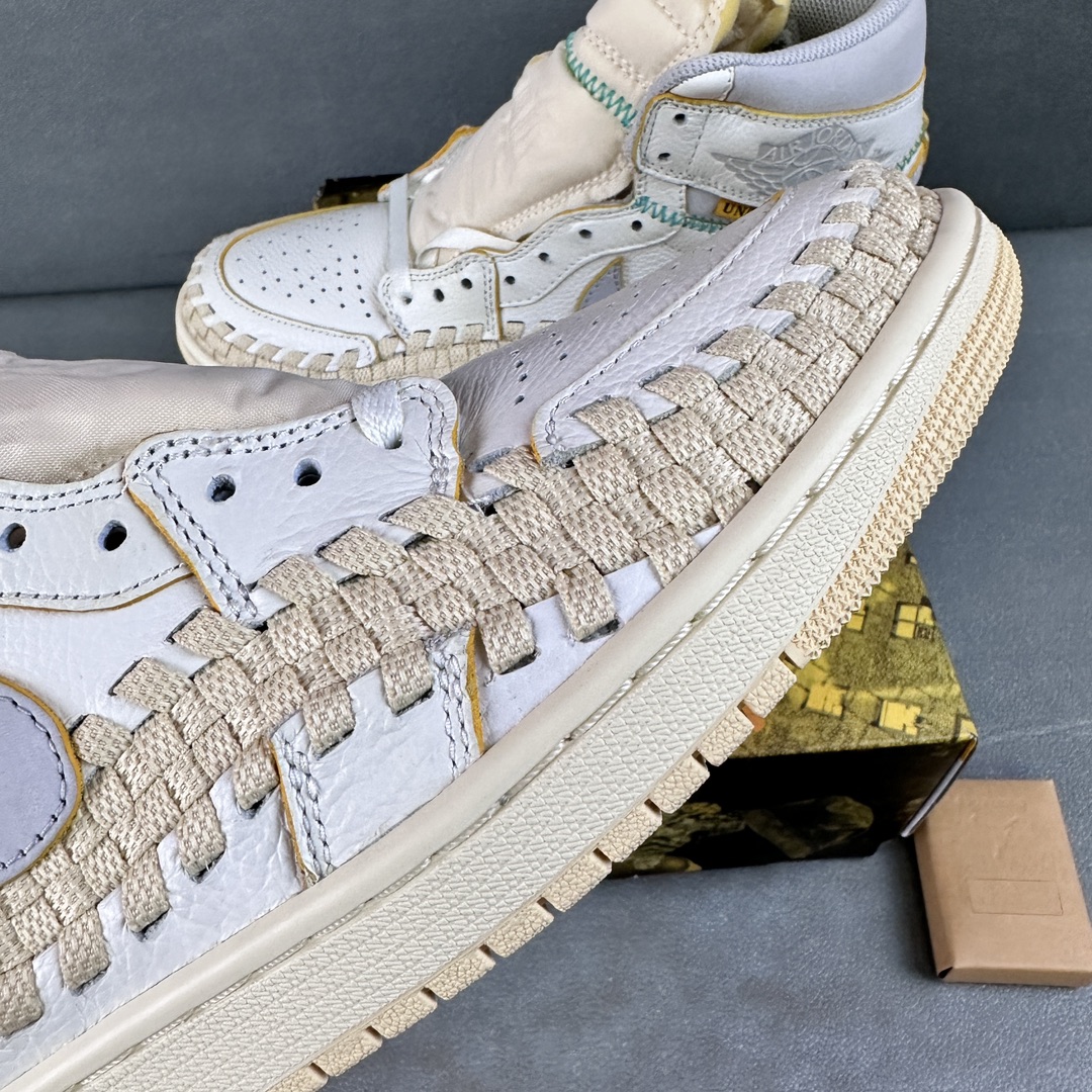 UNION x BEPHIES BEAUTY SUPPLY x AIR JORDAN 1 HIGH OG "SUMMER 96" 編織 高筒 球鞋 休閒鞋 板鞋 波鞋 潮鞋 男鞋女鞋 白灰  FD2565-100