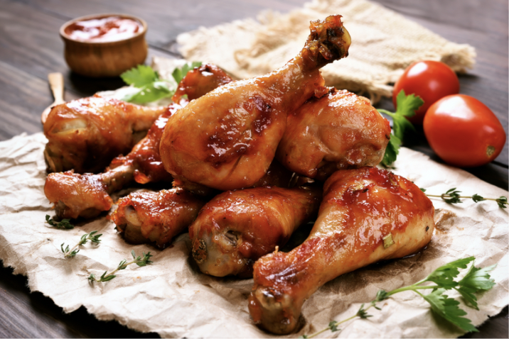 Oven-Baked Drumlets Marinated in Lemon and Herb Rub-Gourmet.ly