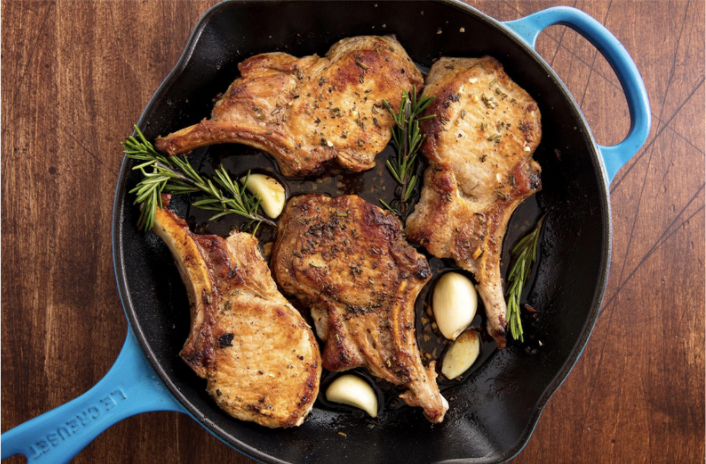 Garlic Rosemary Pork Chop-Gourmet.ly