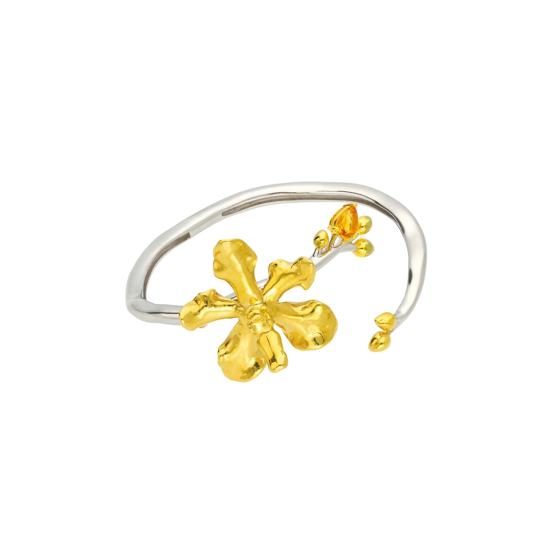 ORCHID SPIRAL BANGLE-Gourmet.ly