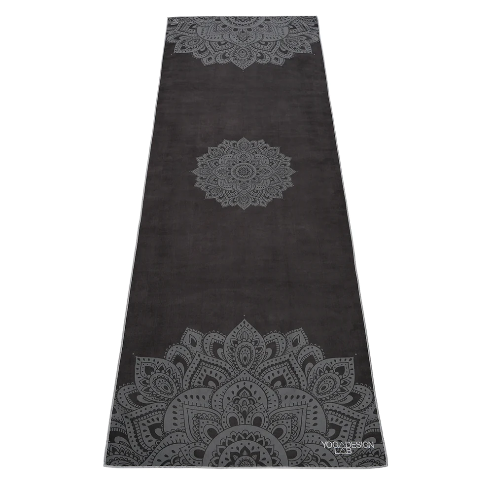 Yoga Design Lab Yoga Mat Towel - Mandala Black-Gourmet.ly