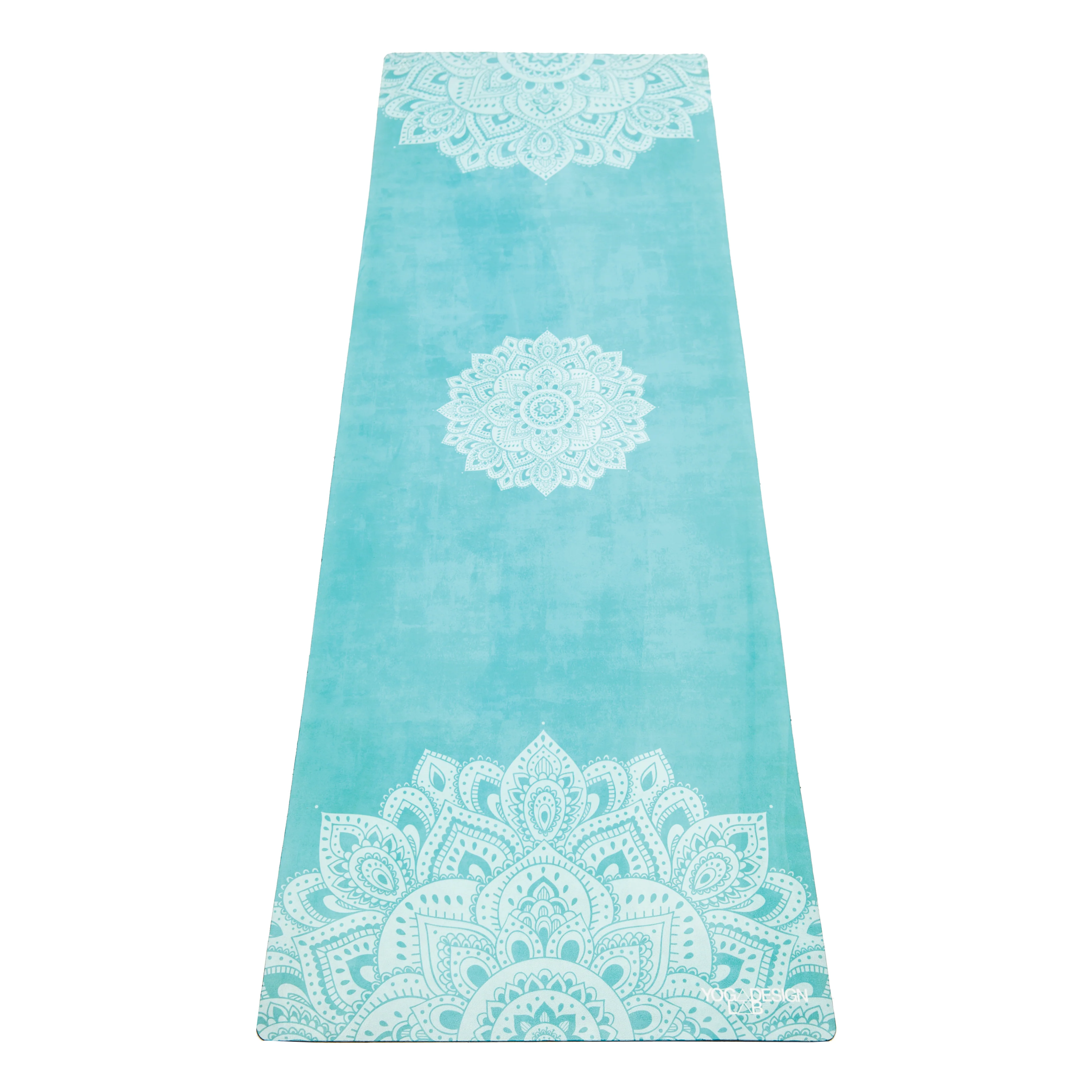 Yoga Design Lab Combo Yoga Mat 5.5mm - Mandala Turquoise-Gourmet.ly
