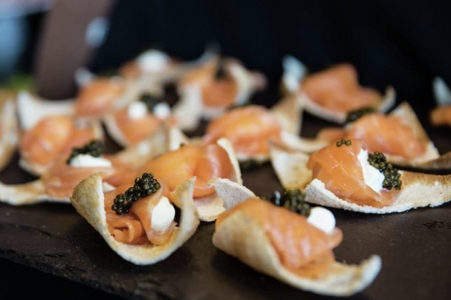 Salmon Gravlax Caviar Roll-Gourmet.ly