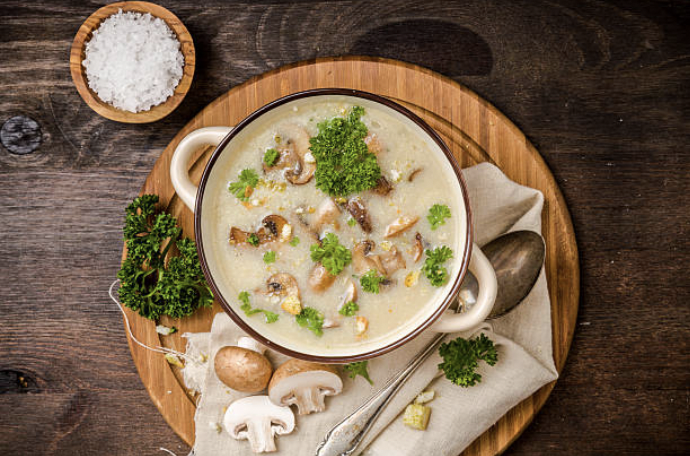 Truffle-Induced Mushroom Soup-Gourmet.ly