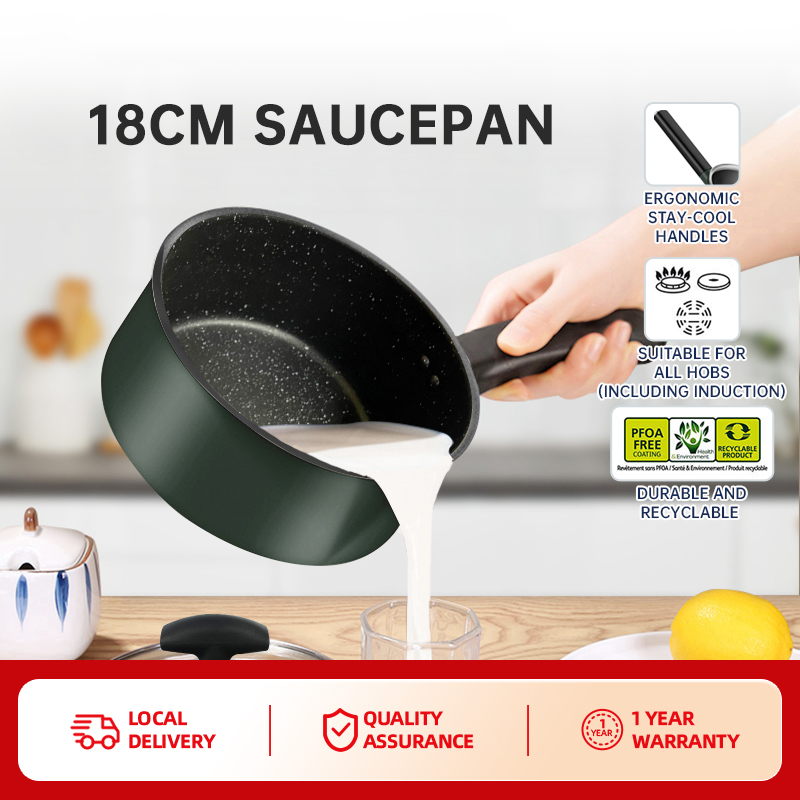 Non Stick Kitchen Cookware (Green)