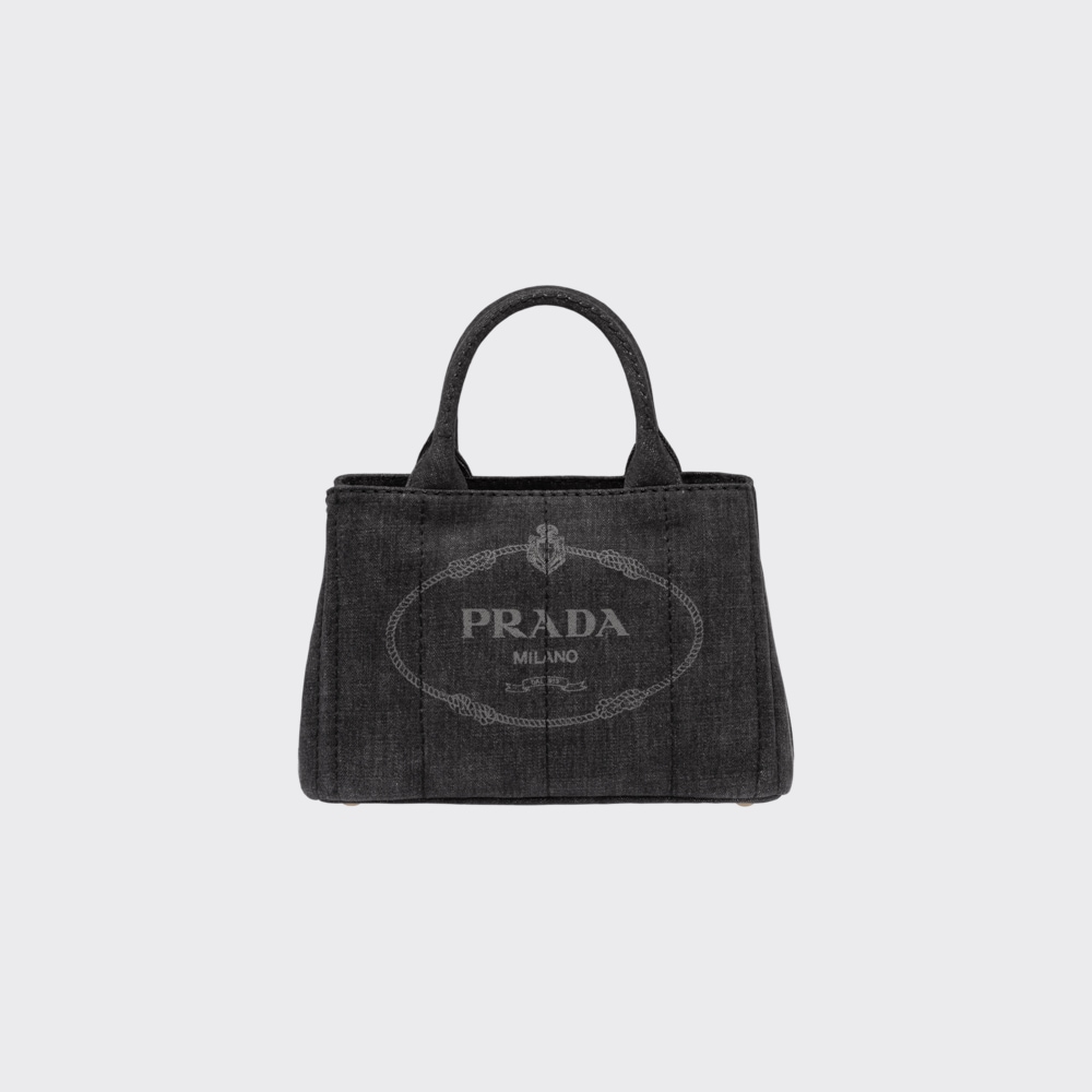 Prada デニム ファブリック ハンドバッグ 1