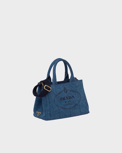 Prada デニム ファブリック ハンドバッグ 3