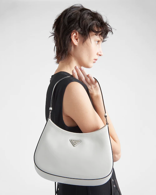 Prada プラダ クレオ ブラッシュドレザー ショルダーバッグ 7