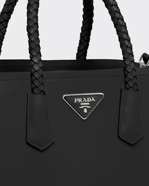 Prada プラダ ドゥーブレ ミディアム レザー ハンドバッグ 6