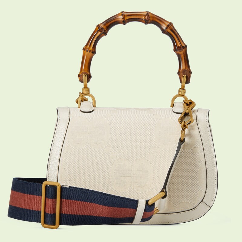 Gucci Bamboo 1947系列竹节小号手袋
